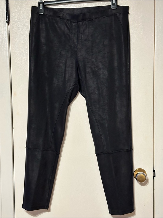 Soft Surroundings Pants - Women’s Black Faux Leather Pants